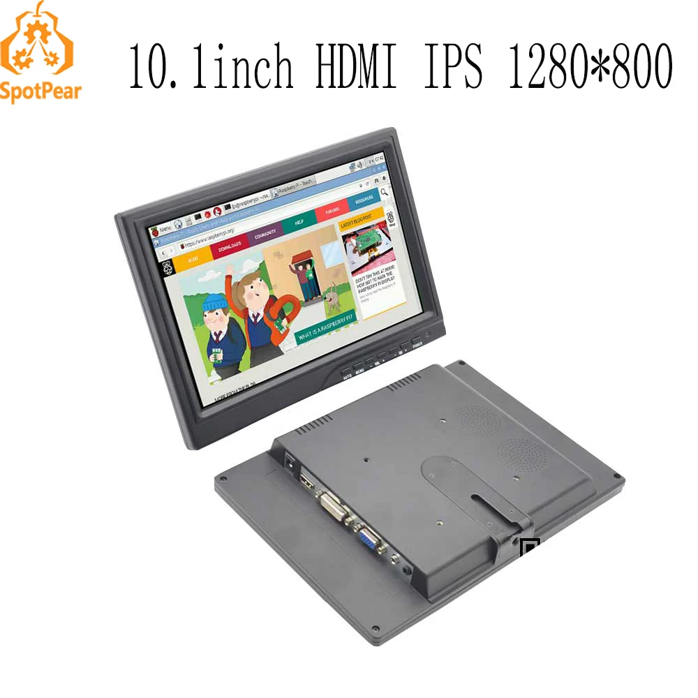

Raspberry Pi 10.1 inch LCD 2B/3B+/4B zero WH PS4 XBOX WIN10 IPS HDMI display 1280*800