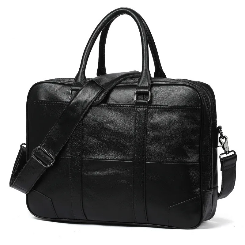 

Genuine Leather Male Computer Business Briefcase Satchel Bolso Maletin Hombre Maleta Man Bag 667-40 Cowhide Laptop Messenger Bag
