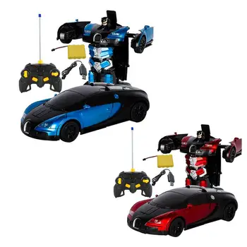 

Transforming RC Remote Control Robot Transform Bugatti Rambo Car Robot Toy Electric Car Model With Remote Controller