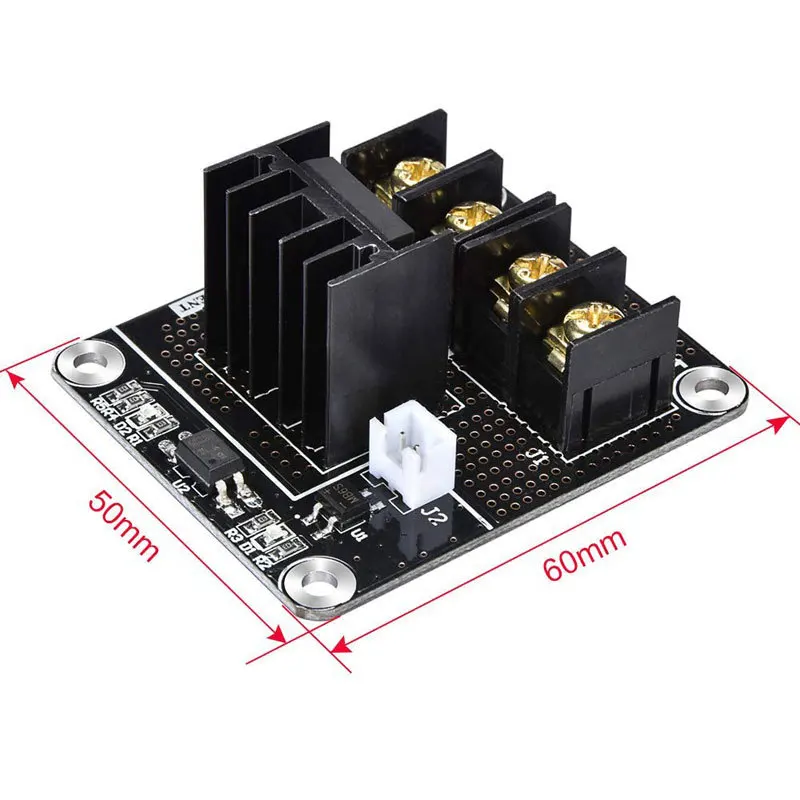 Aokin-módulo de potencia de cama caliente para impresora 3D, placa de expansión, módulo de potencia de cama térmica MOS, actualización de alta corriente, RAMPS 1,4