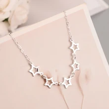 New Arrivals 925 Sterling Silver stars Necklaces & Pendants For Women Hot Fashion sterling-silver-jewelry New Arrivals 925 Sterling Silver stars Necklaces & Pendants For Women Hot Fashion sterling-silver-jewelry