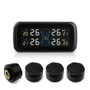 

Universal Multifunction Car TPMS Tire Pressure Color Display Car Cigarette Lighter Direct Power Supply TPMS 2019
