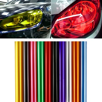 

3D Car Headlight Film Taillight Lamp Film Tinting Film Sticker For Passat B6 Golf 4 7 Focus 2 A3 W212 XC-60 E39 F10 F30