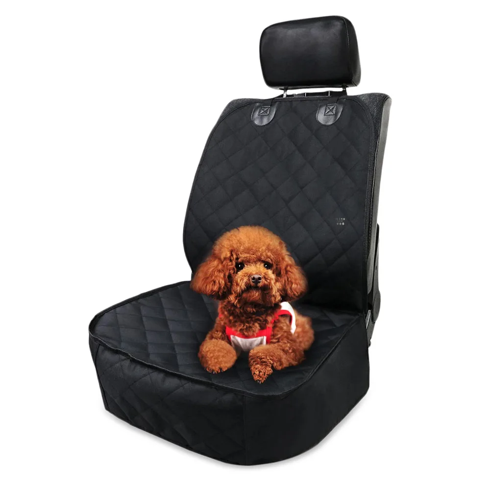 TIROL T24639 2in1 Car Front Seat Covers Dog Pets Protector 600D Oxford PVC Car Carry Booster