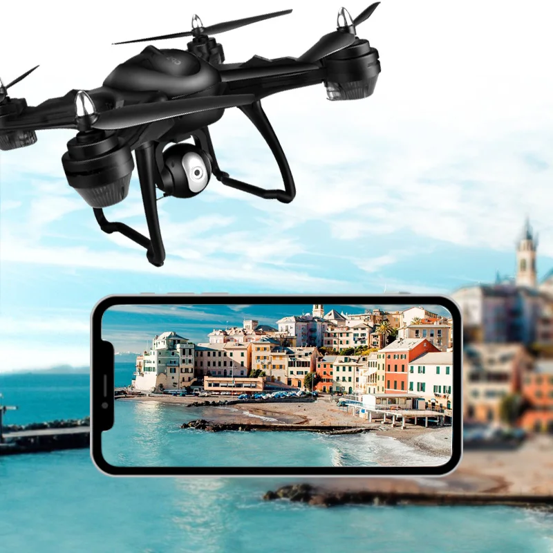 

LH-X38G Drone GPS Dual FPV With 1080P HD Camera Wifi RC Helicopter RC Drone Backpack Remote Control Quadcopter RC Toy for Gift