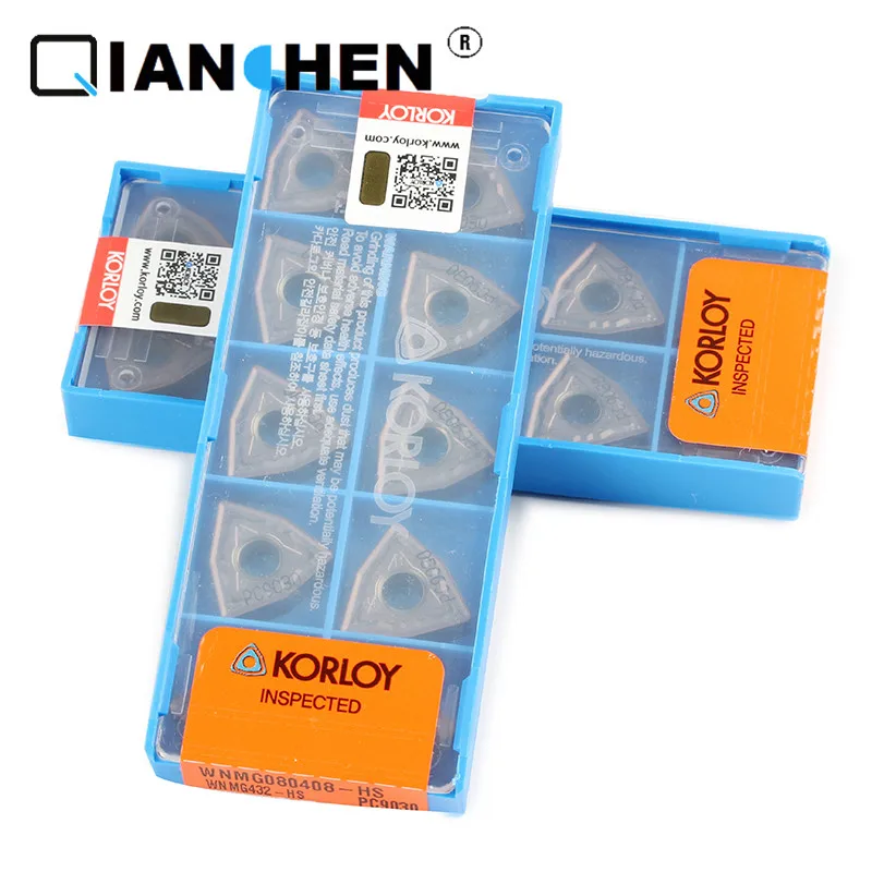 

Genuine original high quality high-performance Korea Korloy WNMG080408-HS PC9030 (10pcs/lot) CNC industry turning tool inserts