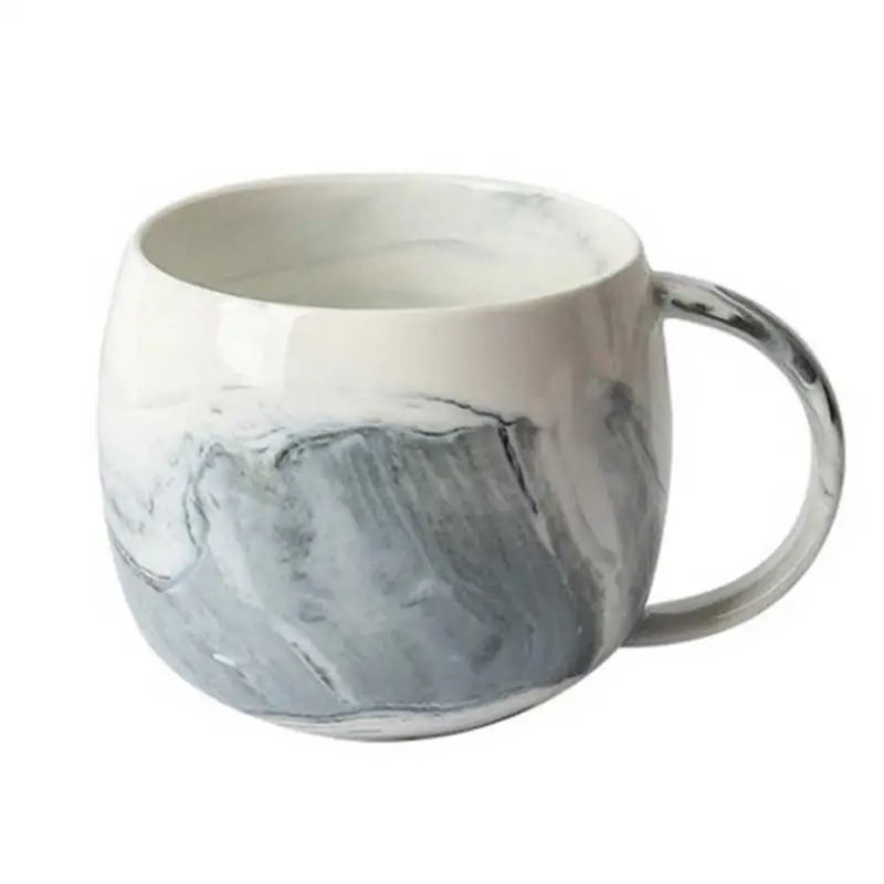 

Marble Pattern Cup Creative Ceramic Coffee Cup Simple Couple Mug Household Unglazed Non-slip Belly Milk Tea Breakfast Cup