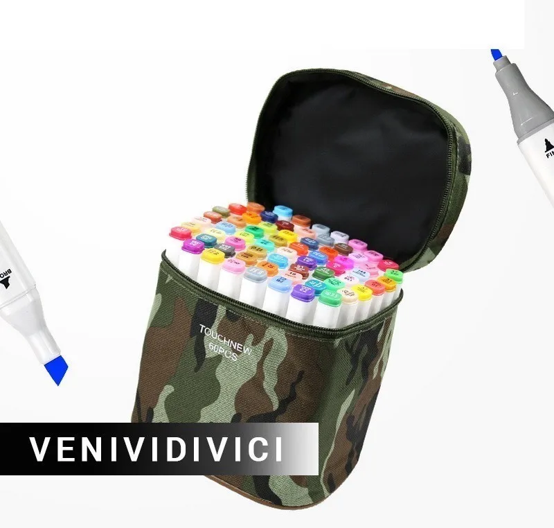 

Best 30/40/60/80 Colors Multicolor Oily Marker Pen Double-headed Nib Student school Horticultural Landscape Design