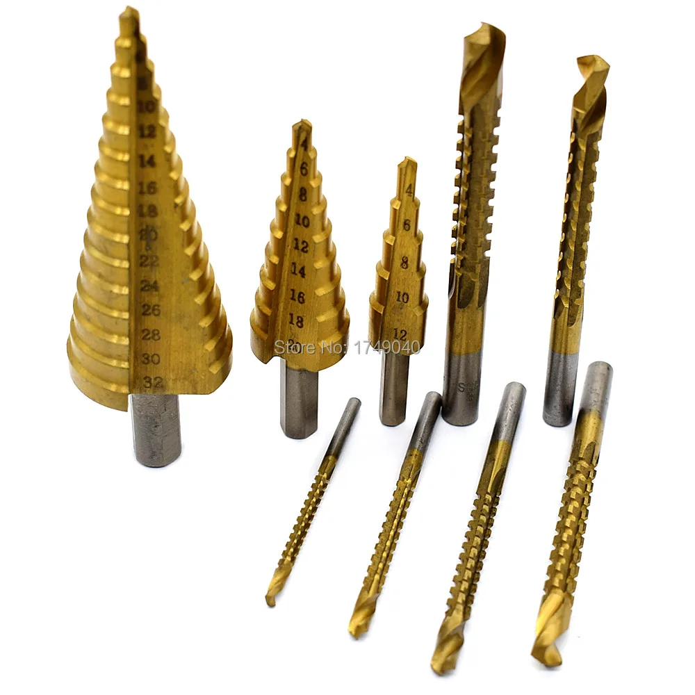 High Speed Steel Metal Drilling Woodworking Saw Drill Bits Titanium