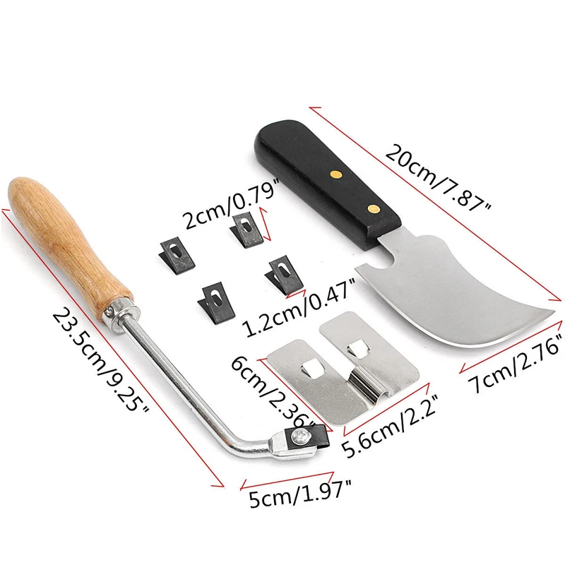 Ceny DWZ 7 sztuk zestaw narzędzi do spawania winylowego ze stali nierdzewnej zestaw akcesoriów