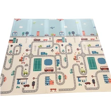 200смx180/150 см XPE детский игровой коврик складной игровой двухсторонний коврик водонепроницаемый толстый Домашний детский коврик-пазл дорожный ковер