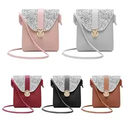 Женская сумка из искусственной кожи, маленькие шикарные сумки на плечо, Женская мини симпатичная сумка через плечо, carteras y кошелек mujer 2019