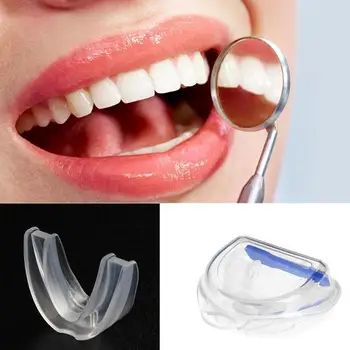 

Silicone Mouth Guard For Teeth Grinding Anti Snoring Sleep Mouth Guard Teeth Protector Personal Health Care Sleep Snoring Hot