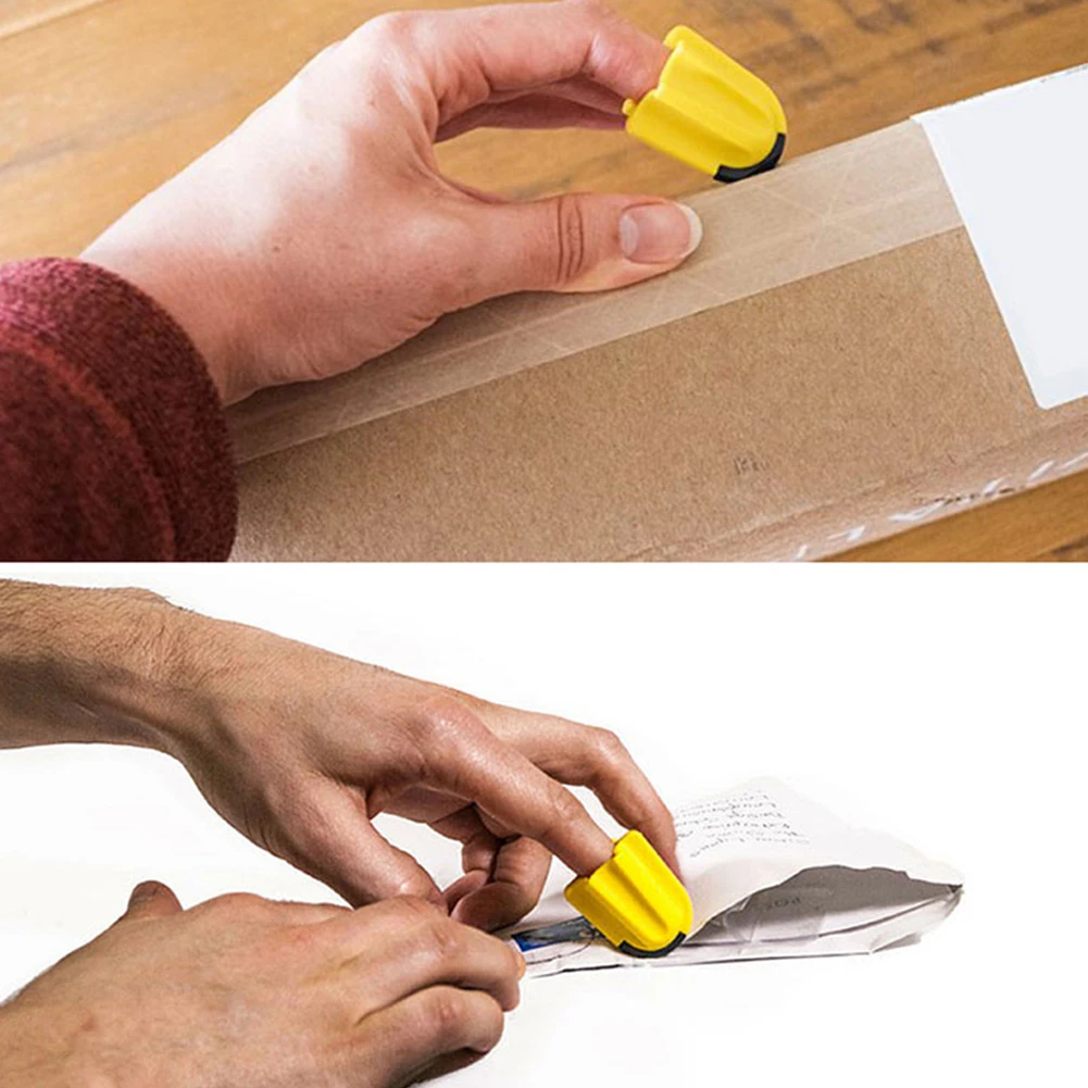 

Tool Parcel Opener Finger Cutter Utility Knife Silicone Carton Home Office Letter Package Quick Durable Safety Finger Cutter #4
