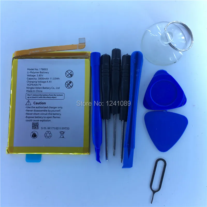 

100% original battery for VERNEE M5 battery 3050mAh High-quality Long standby time for vernee 178003 battery