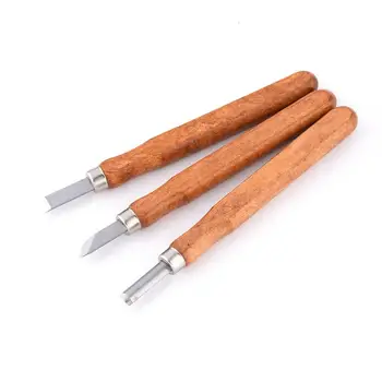 

High Quality Rosewood Carving Tool Set Graver Set For Basic Woodcut Working DIY Hand Tool Clay Wax Chisels