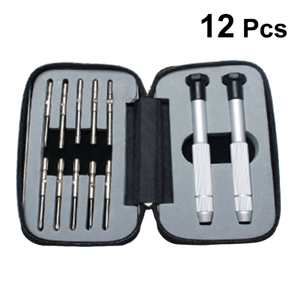 

12pcs Screwdriver Portable Glasses Eyeglasses Repair Tool Watches Ear Hooks Screws Ear Hooks Repair