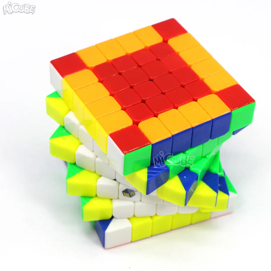 Yuxin Zhisheng 6x6x6 кубик маленький магический скоростной кубик без наклеек Нео головоломка для нищий куб Магика обучающая игрушка для детей