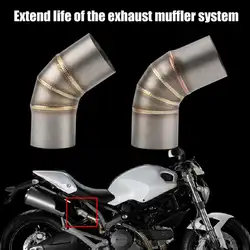 Модификация мотоцикла вытяжной вентилятор среднего звена труба для DUCATI 696 2008 2009 2010 2011 2012 2013 2014