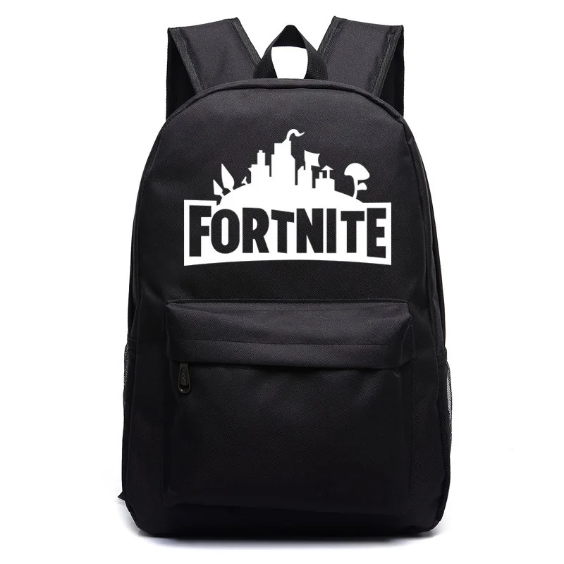 

2019 Muth hot game FORTNITE logo Fortress Night Noctilucent Shoulder oxford Backpack Student Bags One Wholesale and Customized