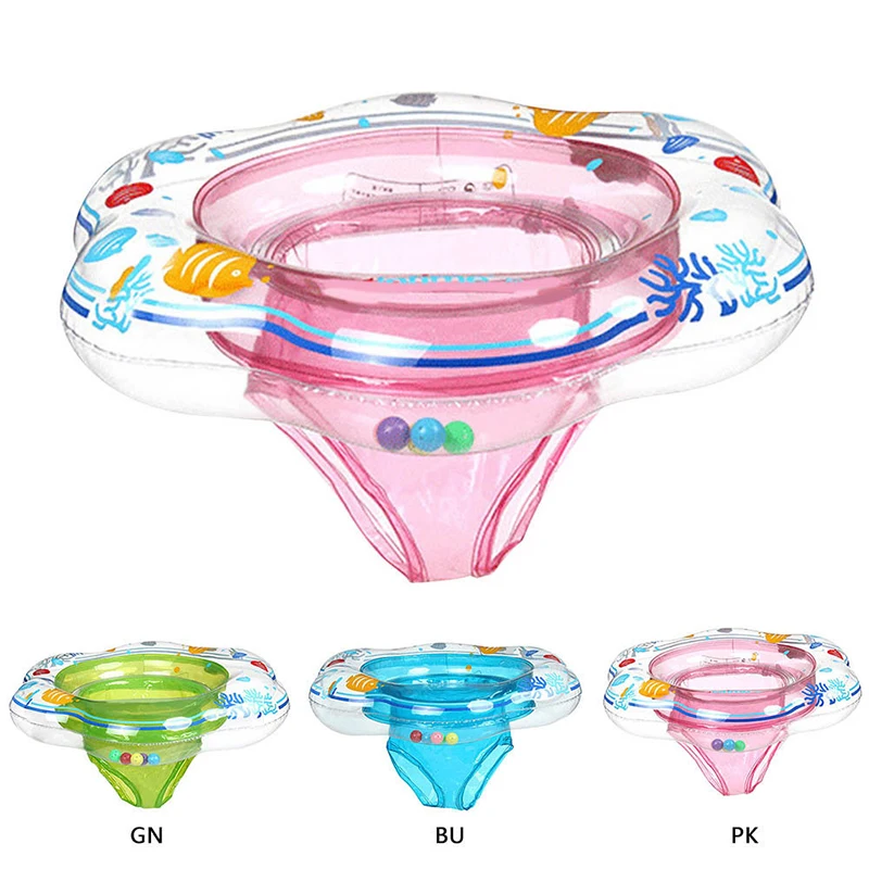 

Pool Float Baby Kids Swimming Ring Double Leak-Proof Durable Inflatable Float Swimming Train Safety Foldable Aid Pool Toys