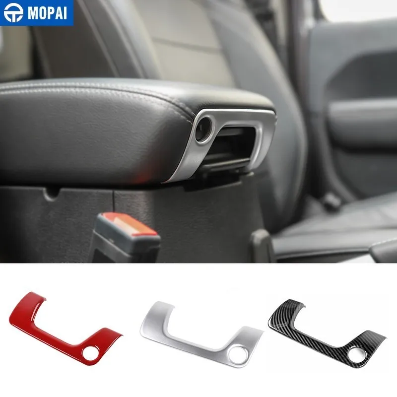 

MOPAI Interior Mouldings for Jeep Wrangler JL 2018+ Car Armrest Box Lock Keyhole Decoration Cover for Jeep Wrangler 2019