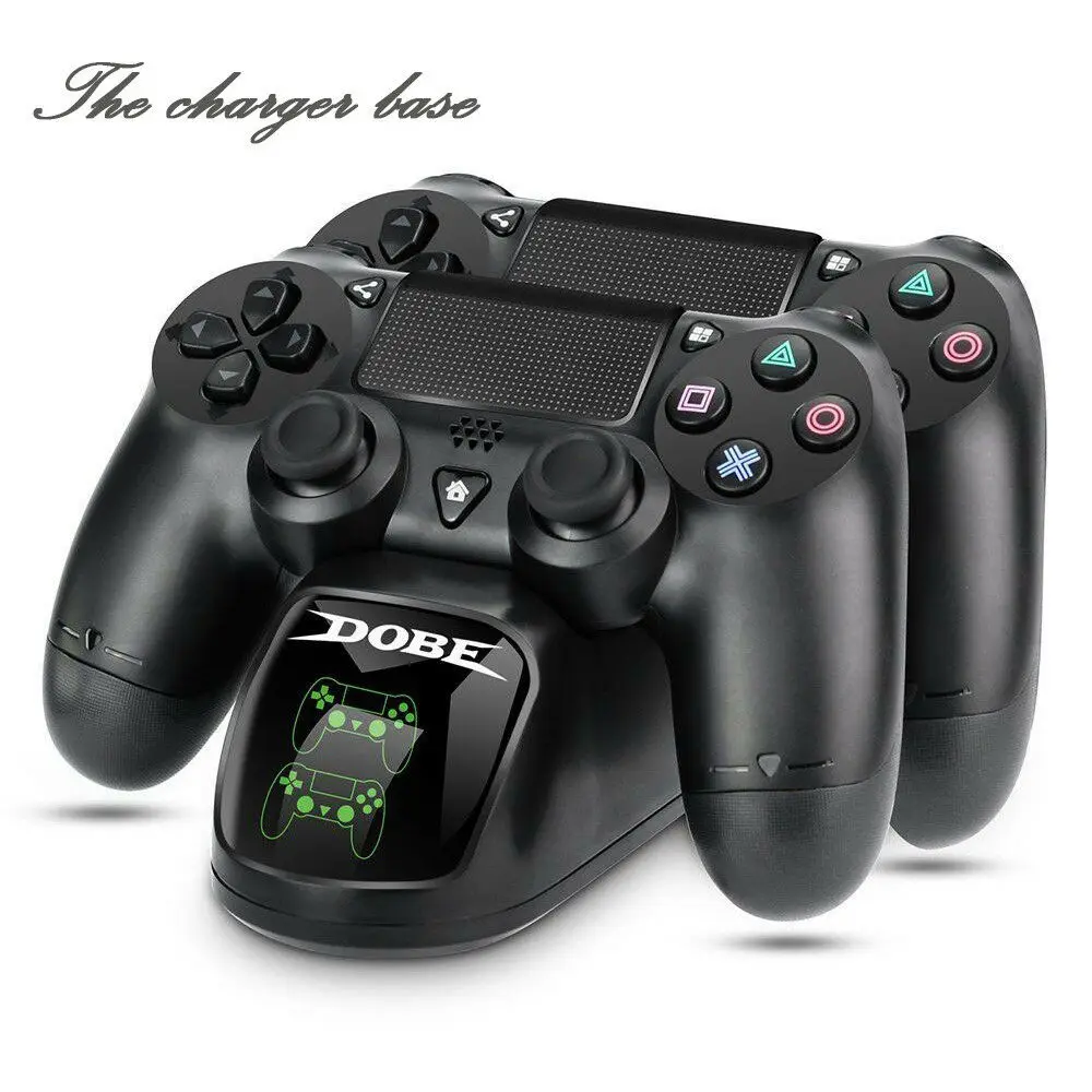 

USB Dual Charger Dock Station Stand Charging Dock Stand Dualshock USB Port Charger Base for PS4 Controller Slim Pro