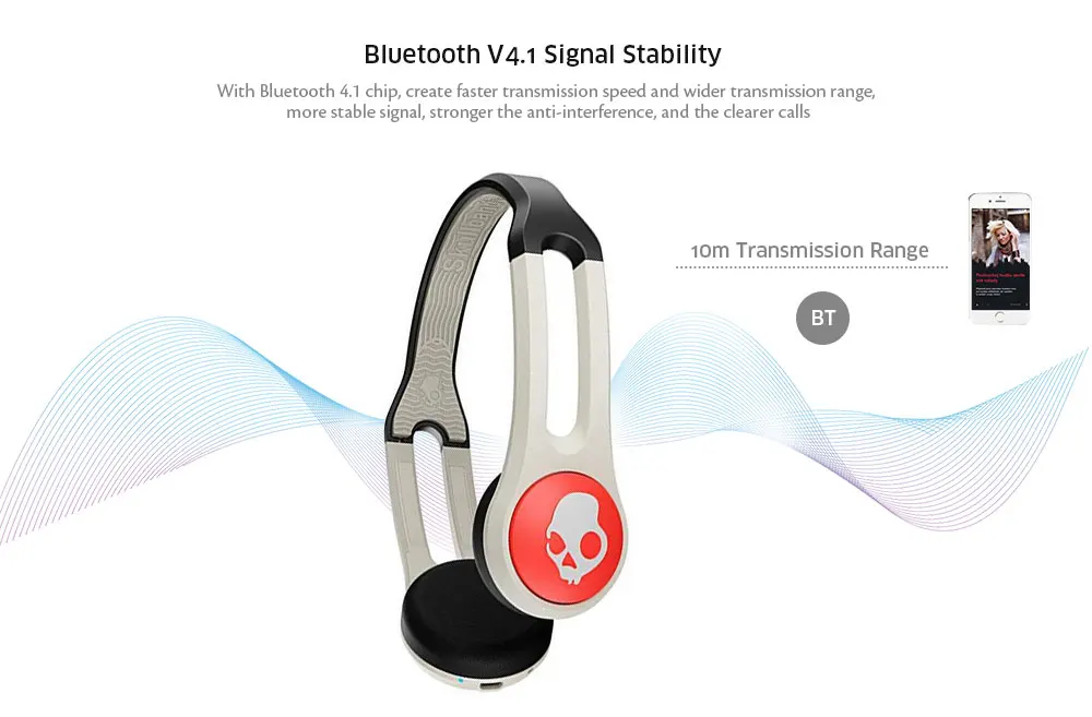 Skullcandy икона беспроводной Bluetooth микрофон гарнитура спортивные наушники Hands Free