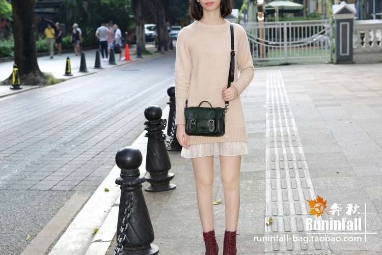 Маленькая Sac Crossbody сумки для Для женщин Курьерские Винтаж кожа доктор мешки Сумки