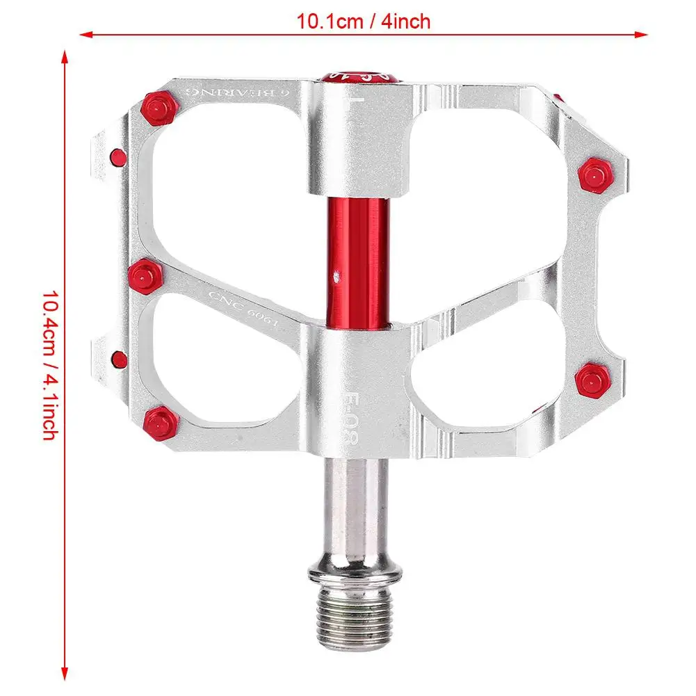 1 пара велосипедов алюминиевые педали сплав дорожный горный велосипед легкие подшипники педали полый дизайн педали велосипедные части