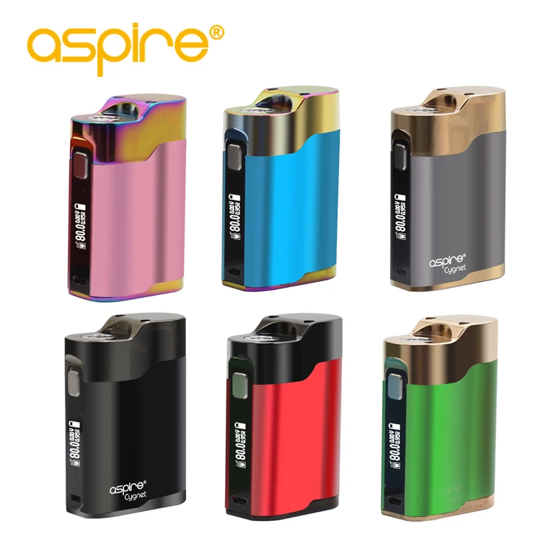 

Aspire Cygnet 80W Vape Box Mod 0.86 inch OLED Screen Electronic Cigarette Mod Without 18650 Battery E cigarettes Mod