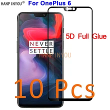 10 шт./партия для OnePlus 6 1+ 5T One Plus 7 6T 5 3T 5D 9D полное покрытие из закаленного стекла Защитная пленка для экрана