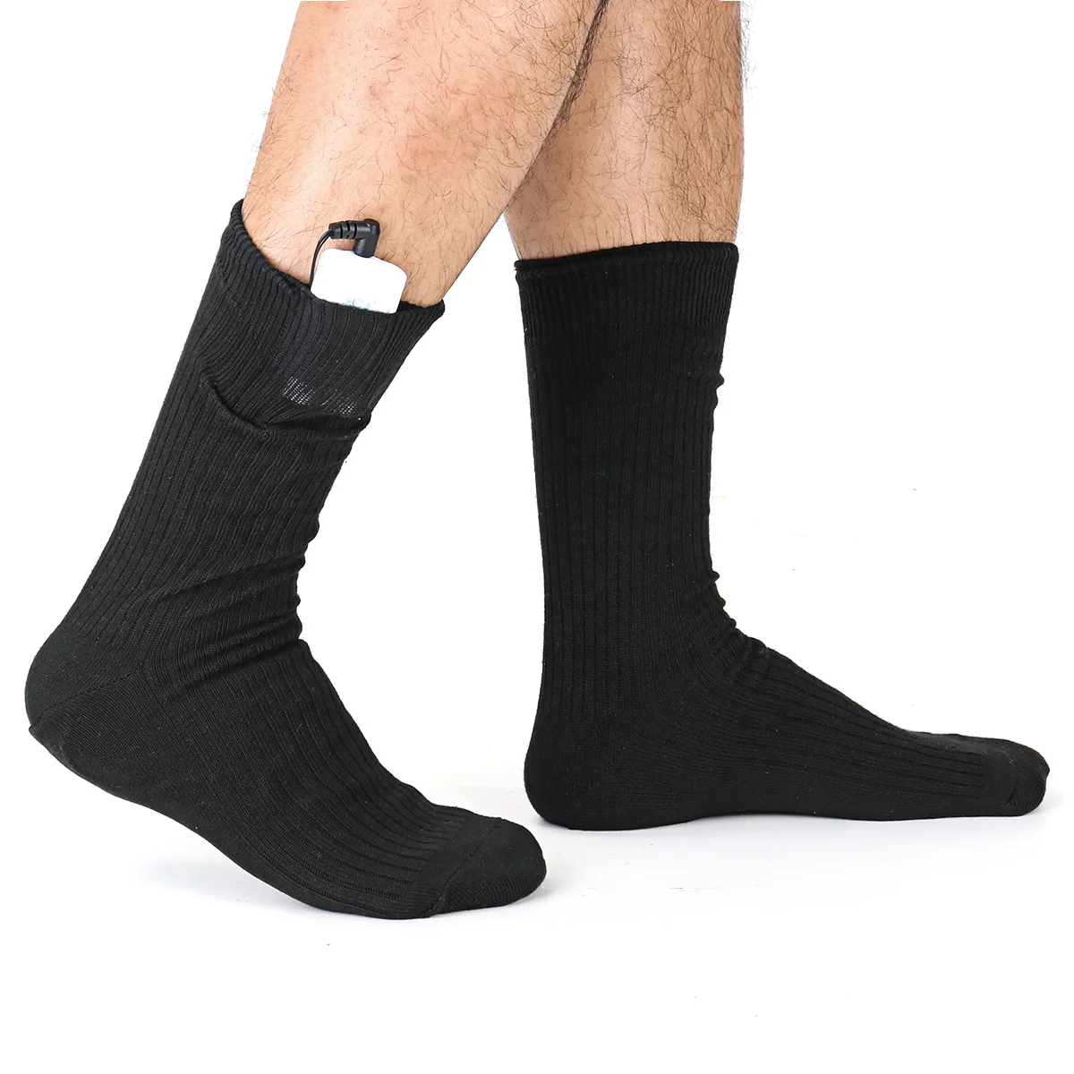 3,7 в 4500 мА/ч двухслойные нагревающиеся носки с электрическим подогревом носки с подогревом на подъеме носки с перезаряжаемой батареей гетры для ног чулки