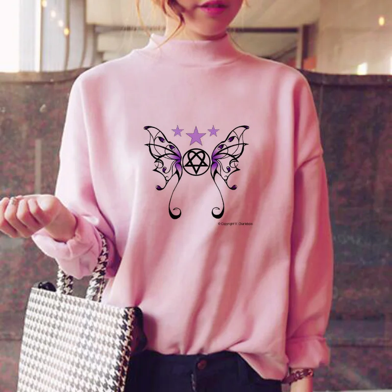 

heartagram hoodies women ulzzang warm hood kawaii female winter hood sweat shirt japanese japanese pink warm pink