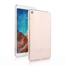 Transparente TPU caso de la cubierta para Xiao mi Pad 4 mi Pad4 8,0 pulgadas 360 Protecive a prueba de golpes a prueba de funda de silicona de vidrio