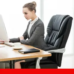 Удобный домашний Офисный Компьютерный стул лежащий босс стул, способный поднимать вращающийся стул (без педали)