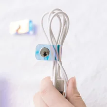 3 шт. лазерный ПВХ цветной кабель намотки Организатор стол набор провода Держатель Фиксатор строки обмотки шнур стол интимные аксессуары стационарн