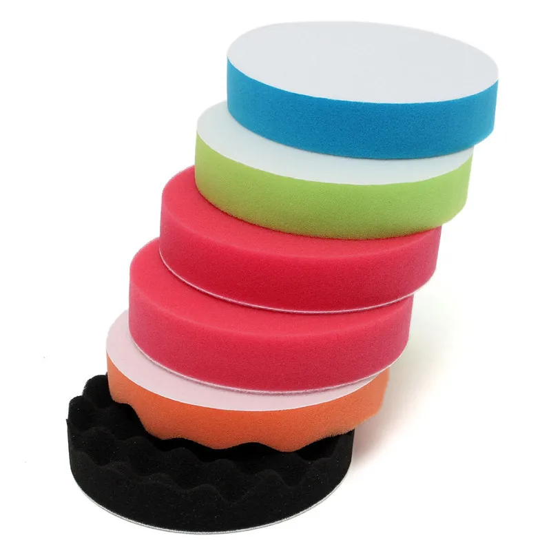

High Quality 6PCS 6 Inch High Gross 150mm Polishing Buffing Pad Kit for Car Polisher Buffer 6inch