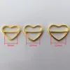 wholesales 20 pcs / lot Zinc alloy bra sliders heart shape lingerie strap adjusters swimwear accessory ► Photo 2/2