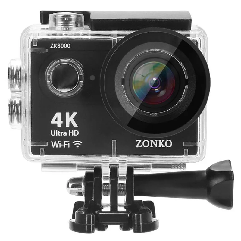 Горячая Распродажа TTKK комплект экшн-камера 100% Ultra HD 4K 30M Спорт 2 0 дюймовый экран 1080p