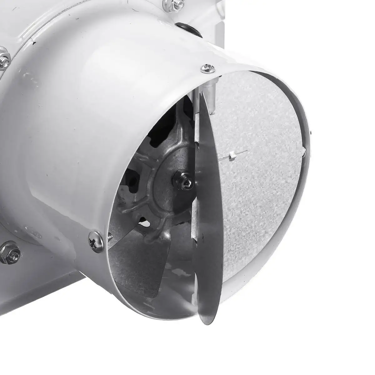 Billig 4 Inch 20W Bad Dunst Auspuff Fan Kanal Booster Fan Gebläse Belüftung Vent Wc Küche Hängen Wand Fenster glas