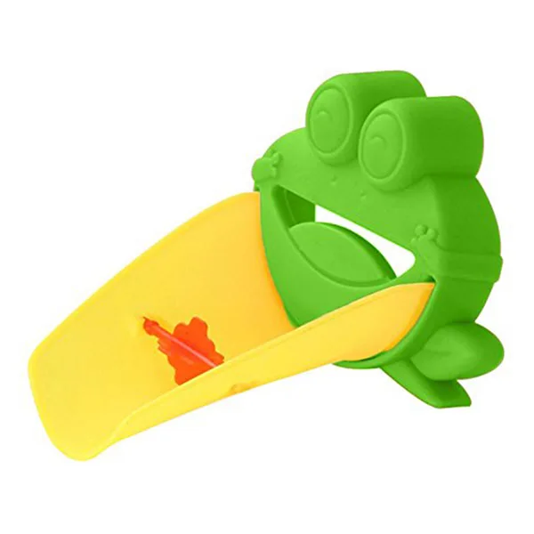 Cute Faucet Extension Extender for Kids Baby Hands Wash Bathroom Cartoon Frog Design (Green) Cute Faucet Extension Extender for Kids Baby Hands Wash Bathroom Cartoon Frog Design (Green)