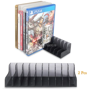 

2 pcs/set CD Discs Storage Bracket Holder for PS4 Playstation 4 PS4 Slim Pro Game Disk Stands