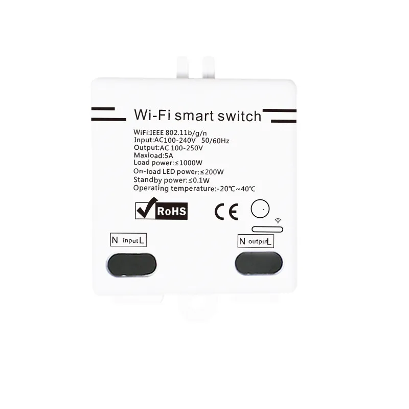 

1Pcs WiFi Smart Switch Controller Smart Home Mobile Phone Wireless Remote Control Universal Accessories Timing Delay