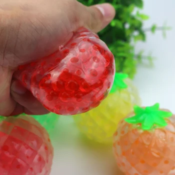 

Squishy Toy Pineapple Shape Slow Rising Relieves Stress Toy Bead Ball Sticky Squeezing Ananas Reliever Anxiety Children AdultS