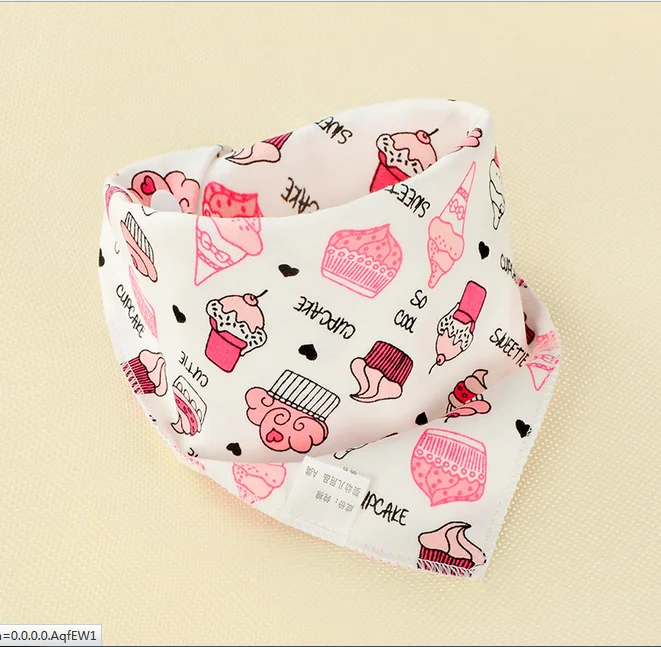 Infant Kids Baby Feeding Saliva Towel Dribble Triangle Bandana Bibs Burp Cloths 1Pcs saliva towel baby bib feeding bib cotton bib set cotton bib