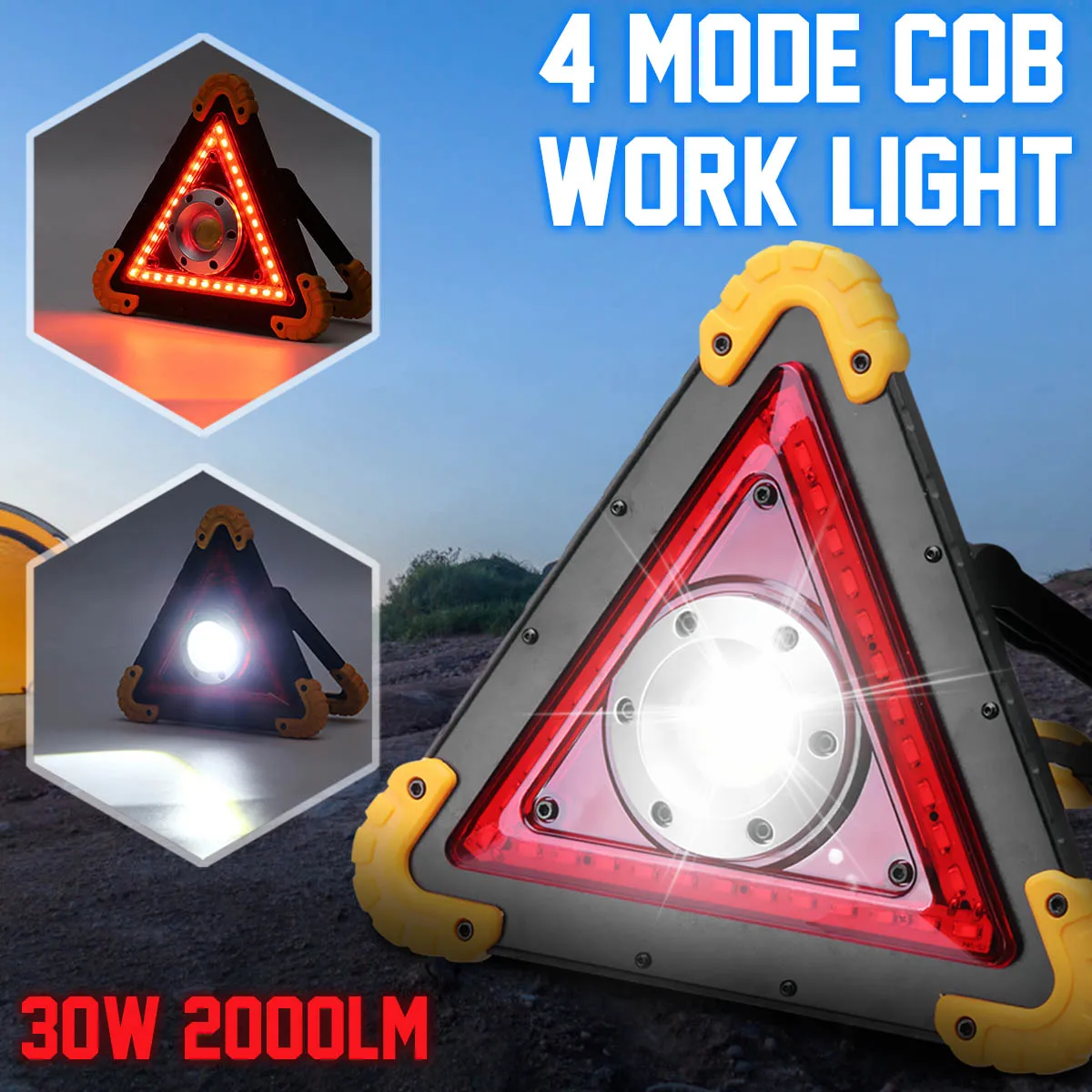 

Led Portable Spotlight Led Work Light Rechargeable 18650Battery Phone Charge Outdoor Light Hunting Camping Led Latern Flashlight