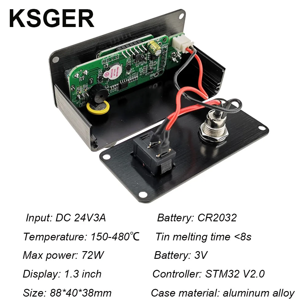 KSGER мини T12 паяльная станция DIY STM32 OLED V2.01 контроллер 907 ручка алюминиевый сплав чехол наборы сварочные инструменты T12 наконечники для железа