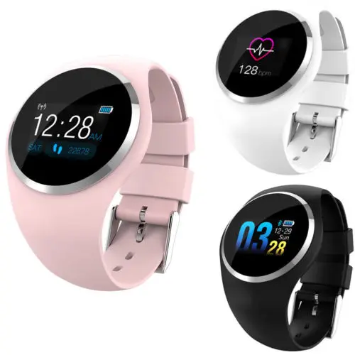 

Women Bluetooth Smart Watch Bracelet Fitness Tracker for IOS Android Phone CA