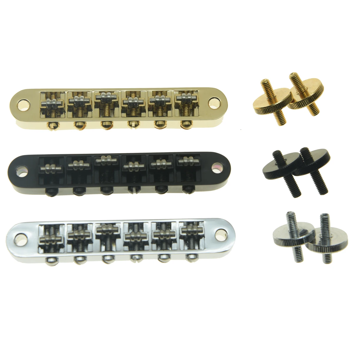 Kaish Do Gitary Siodło Most Tune-O-Matic Mostu Dla Gibson Les Paul, Sg, Es Dot, Gretsch Gitara Bigsby Z M4 Gwintowane Posty